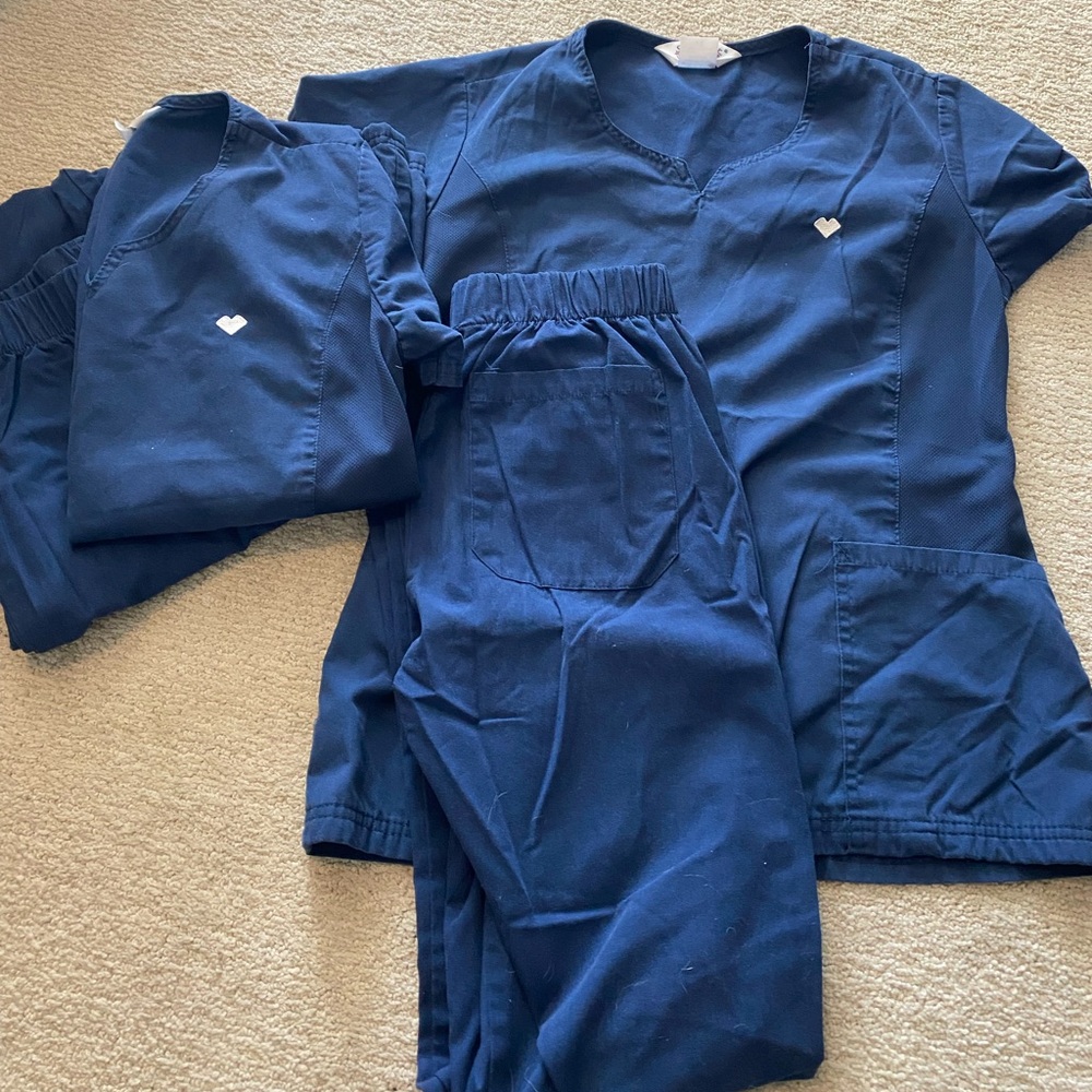 Navy blue scrubs